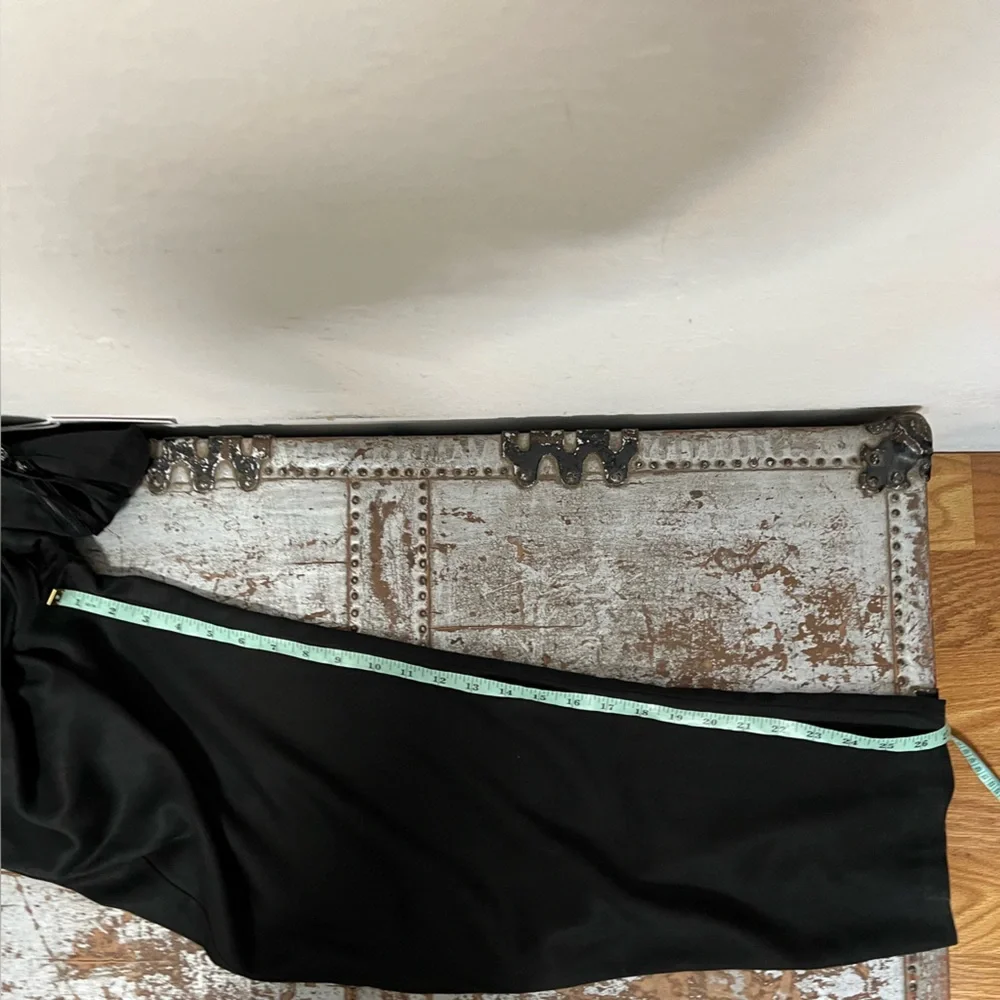 Outerknown Ronan Strapless Black Jumpsuit with Waist Tie